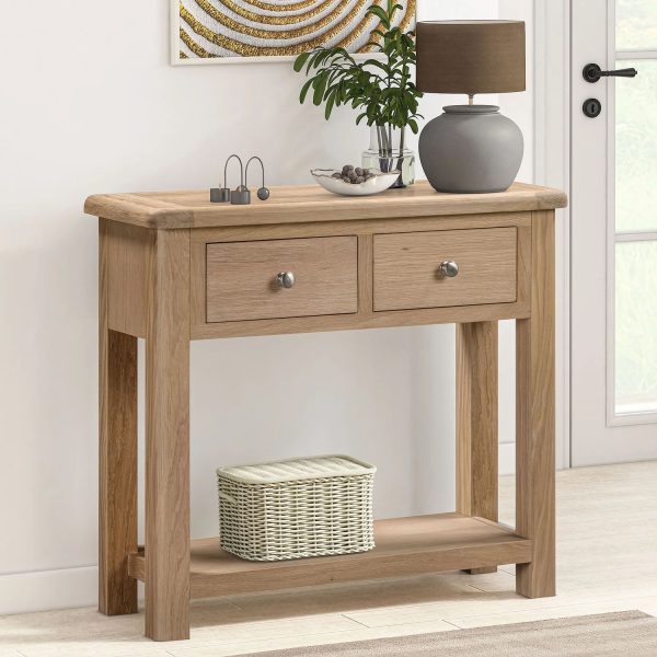 TURNBERRY OAK 2 DWR CONSOLE TABLE - Image 3