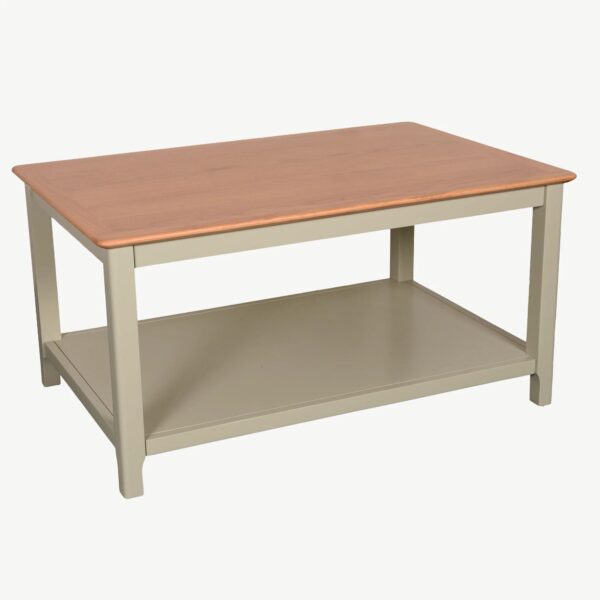 WENTWORTH SAGE COFFEE TABLE w/ SHELF