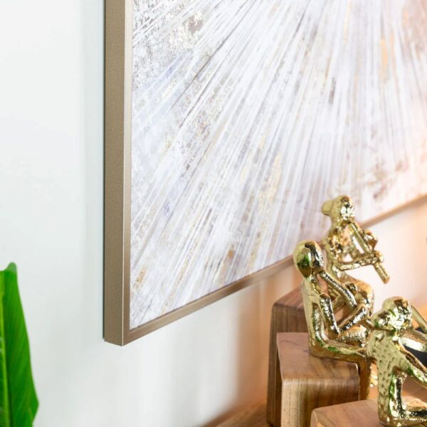 STARBURST FLAIR CANVAS PICTURE 100x100cm - Image 3