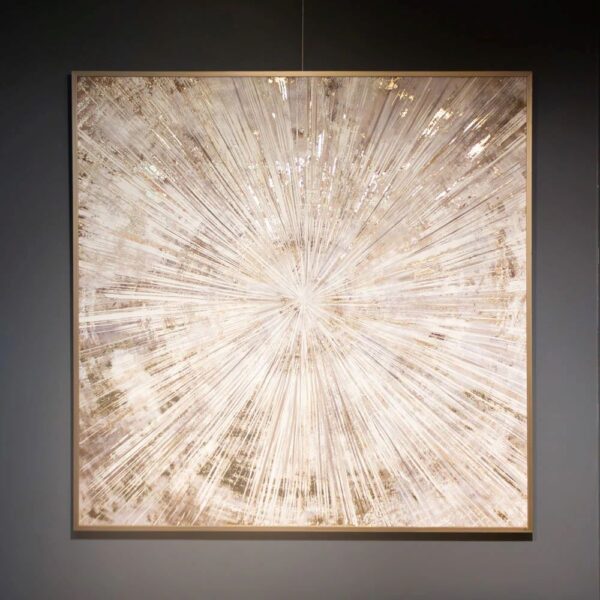 STARBURST FLAIR CANVAS PICTURE 100x100cm - Image 5