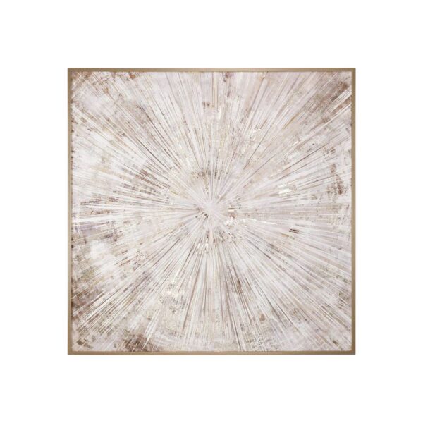 STARBURST FLAIR CANVAS PICTURE 100x100cm