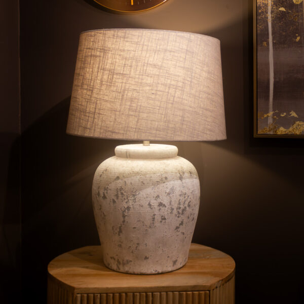 65cm ETHAN STONE T/LAMP - Image 2