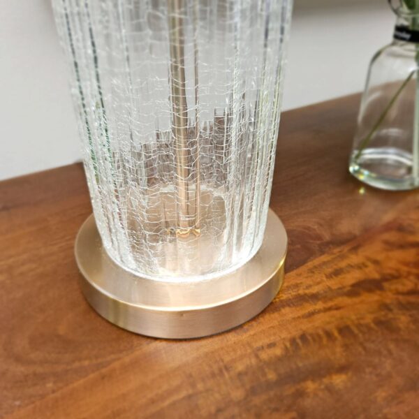 78cm LARISA GLASS T/LAMP - Image 4