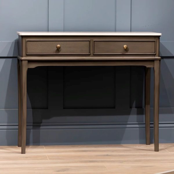 MONROE RUSSELL 2 DWR CONSOLE w/ MARBLE TOP - Image 3