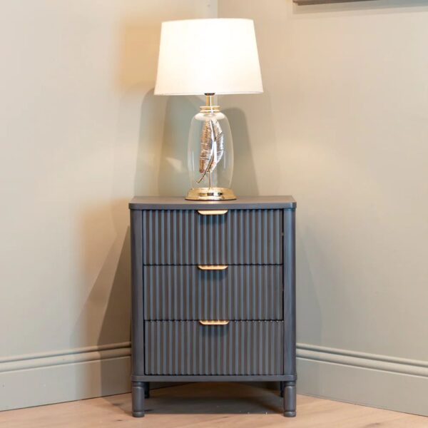HARMAN 3 DRAWER BEDSIDE LOCKER - Image 2