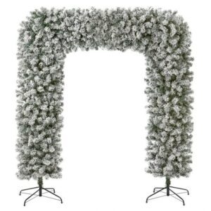 2.4m FLOCKED TREE ARCH