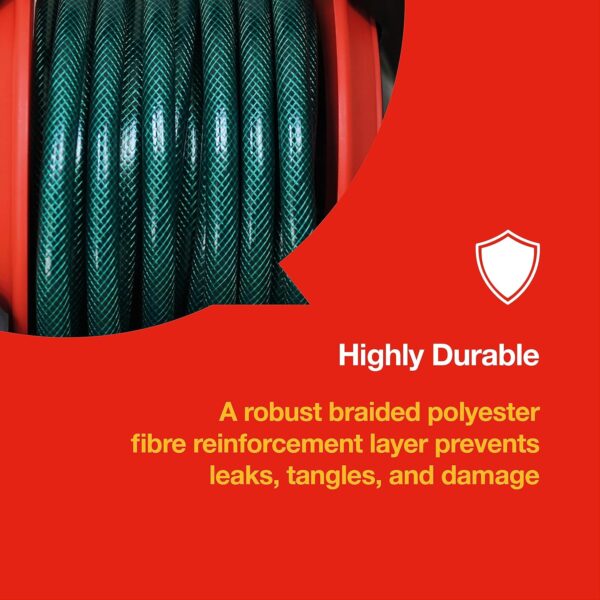15m GARDEN HOSE REEL & ADAPTOR SET - Image 4