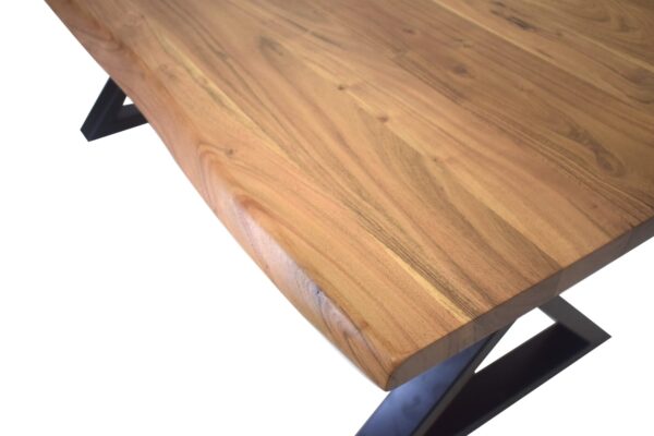 1.8m NAT LIVE EDGE DINING TABLE - Image 3