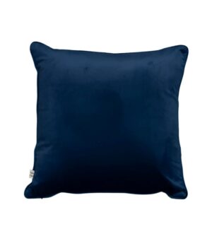 45cm PLAIN MIDNIGHT BLUE F&H CUSHION - FEATHER FILL