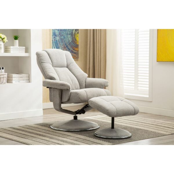 VENICE CLOUD LILLE RELAXER CHAIR & FOOTSTOOL - Image 2