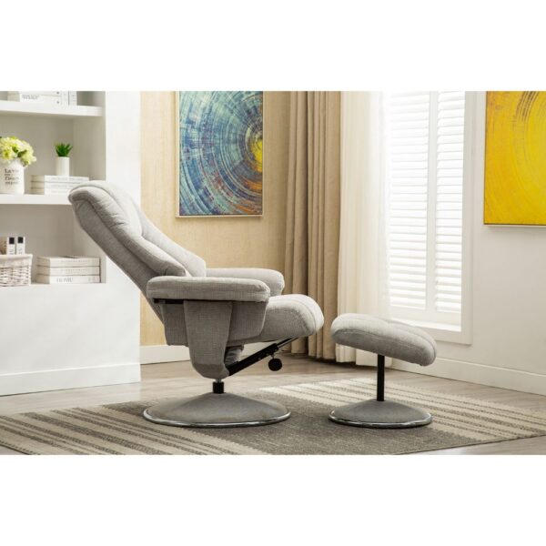 VENICE CLOUD LILLE RELAXER CHAIR & FOOTSTOOL - Image 3