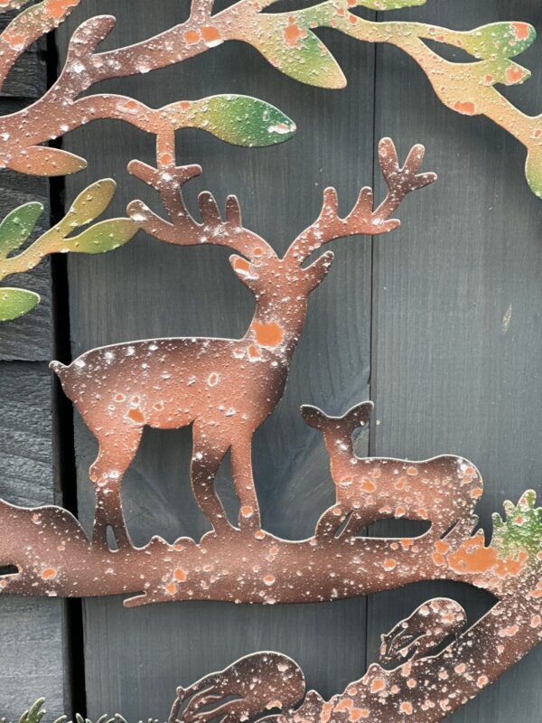 60cm STAG DEER RABBITS & BADGER WALL ART - Image 2