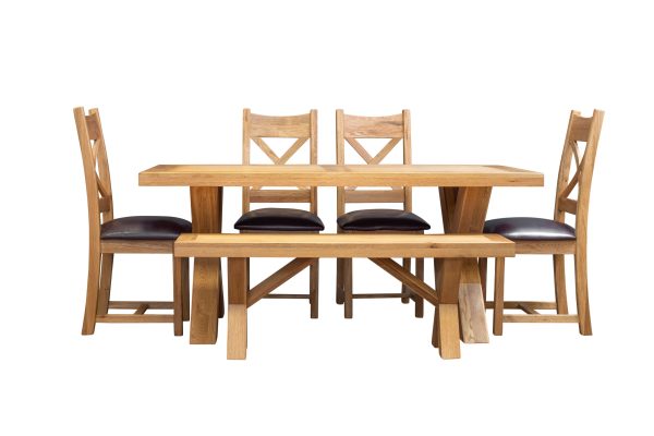 CHUNKY X 1.8m DINING TABLE - Image 2