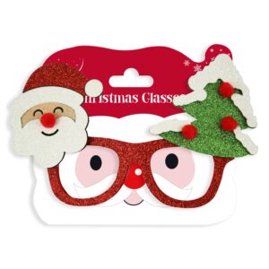 XMAS CHARACTER ASSTD GLASSES