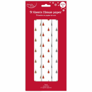XMAS FOIL TREE 9 SHEET ASSTD