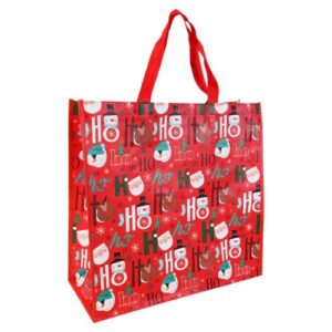 HOHOHO CHARACTER JUMBO SQ PP WOVEN GIFT BAG