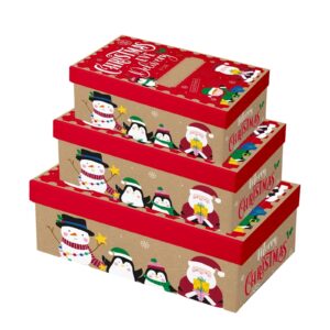 3PC OBLONG XMAS EVE PERSONALISED BOX