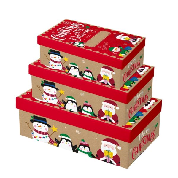 3PC OBLONG XMAS EVE PERSONALISED BOX