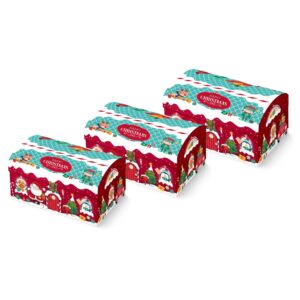 3PC SANTA GROTTO TOY CHEST