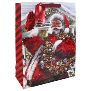 JOYFUL SANTA XL GIFT BAG