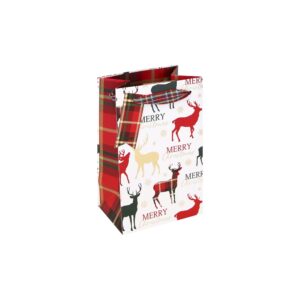 MERRY XMAS STAG PERFUME GIFT BAG