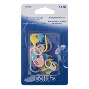 KNITTING: STITCH MARKERS: SAFETY: ASSORTED