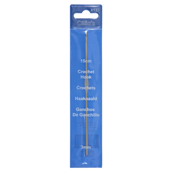CROCHET HOOK: ALUMINIUM: 15CM X 3.00MM