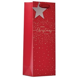 MERRY CHRISTMAS BOTTLE BAG