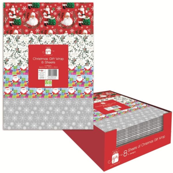 8pk XMAS GIFT WRAP