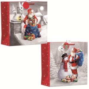 SQ. GIANT SANTA GIFT BAG