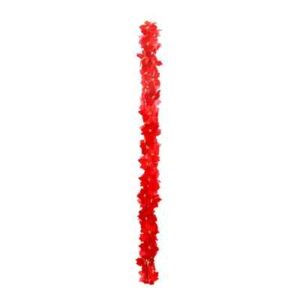 180cm RED POINSETTIA GARLAND