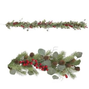 150cm PINE BERRY CONE EUCALYPTUS GARLAND