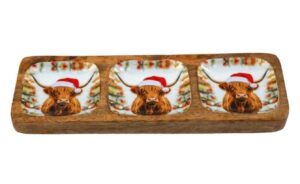 30x10cm HIGHLAND COW SERVING DISH