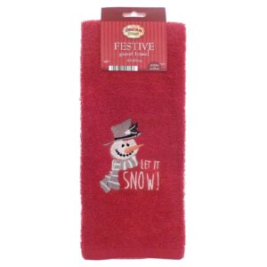 CHRISTMAS MOTIF GUEST TOWEL