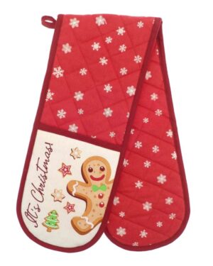 GINGERGREAD DOUBLE OVEN GLOVE