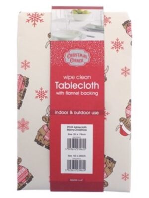 132x178cm XMAS HIGHLAND COW TABLE COVER
