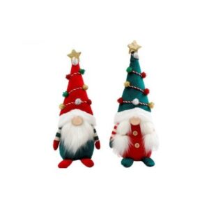 31cm SANTA w/ XMAS TREE HAT